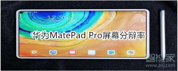 华为MatePad Pro屏幕分辩率