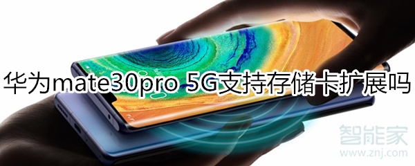 华为mate30pro 5G版支持存储卡扩展吗