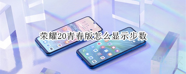荣耀20青春版怎么显示步数