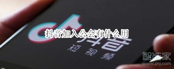 抖音加入公会有什么用