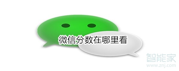 微信分数在哪里看
