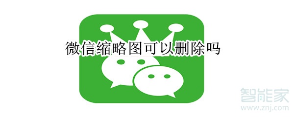 微信缩略图可以删除吗