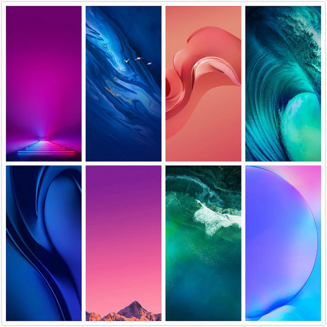 vivo X27内置壁纸下载 15张vivo X27内置渐变色手机壁纸推荐