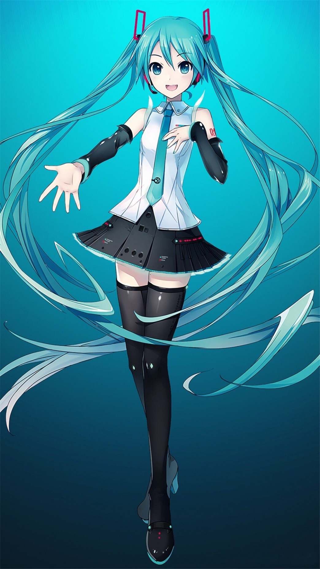 二次元图片女生梦幻 12张初音未来手机壁纸超清下载