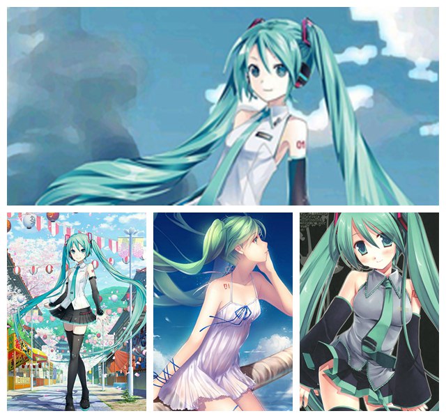 二次元图片女生梦幻 12张初音未来手机壁纸超清下载