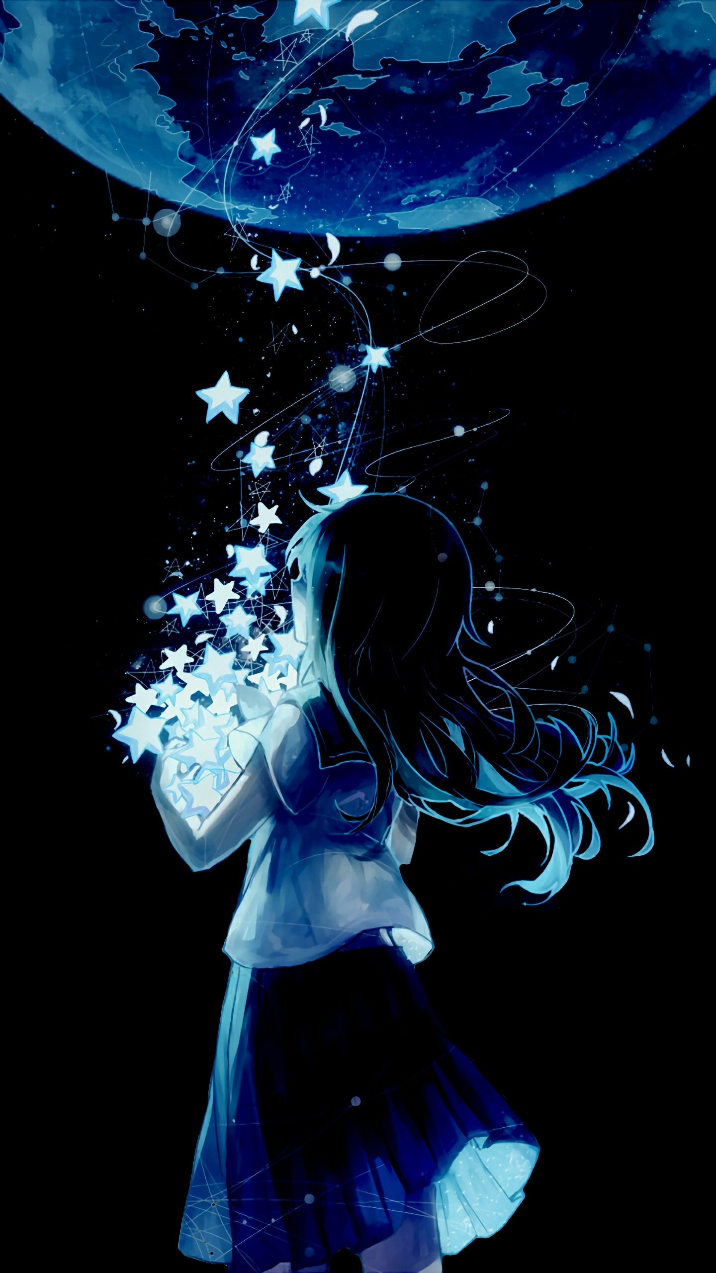 梦幻动漫二次元美少女手机壁纸 12张2K超高清二次元手机壁纸下载