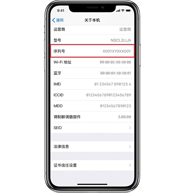 iPhone序列号知识扫盲:苹果序列号含义与使用全攻略
