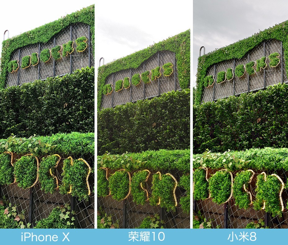 iPhone X、荣耀10、小米8拍照对比评测 苹果秒杀一切?