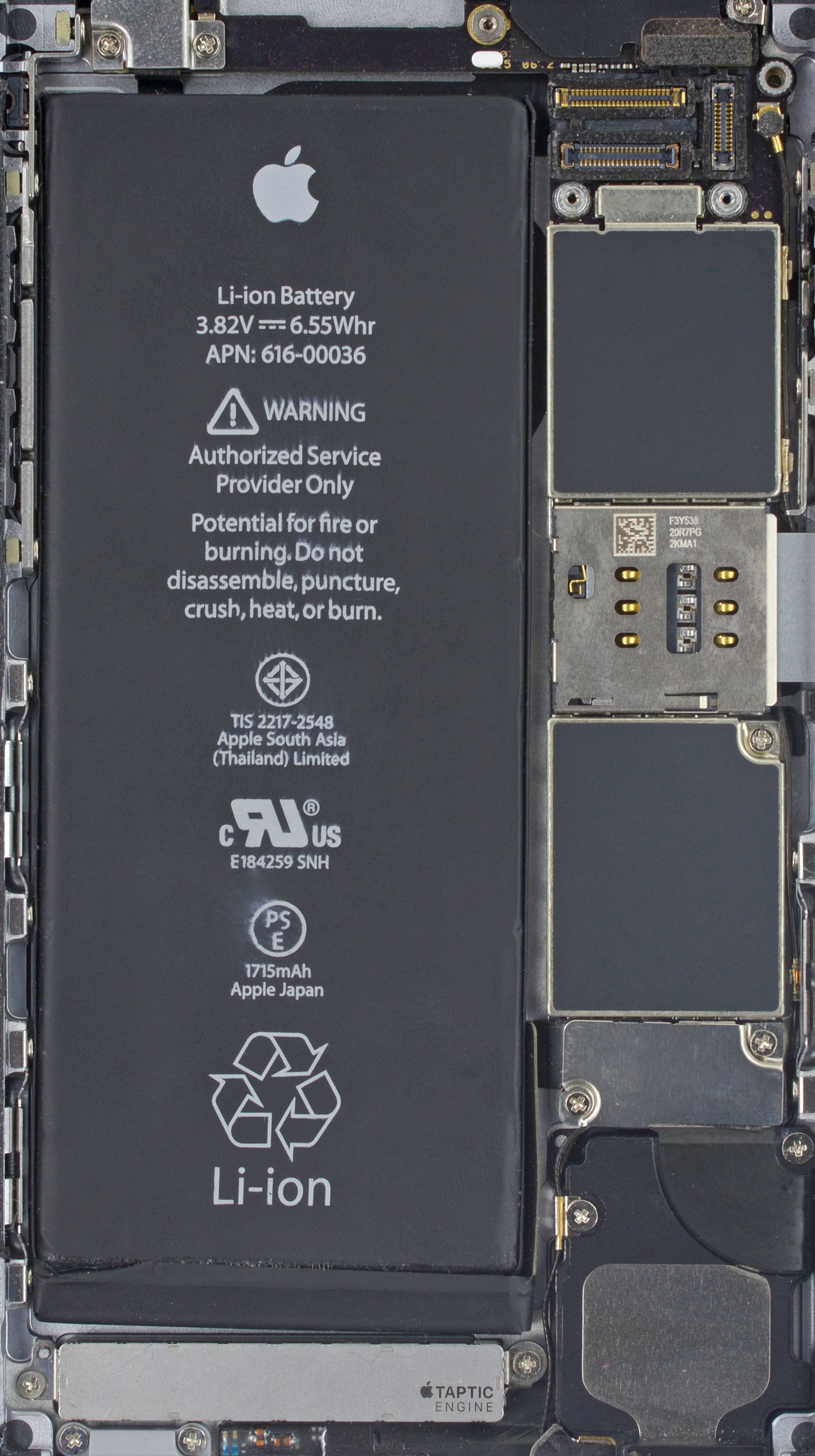 iPhone内部结构壁纸大全 iPhone5s到XS内部结构壁纸下载