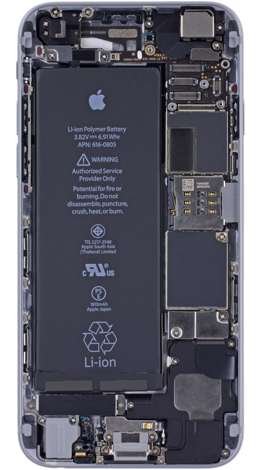 iPhone内部结构壁纸大全 iPhone5s到XS内部结构壁纸下载