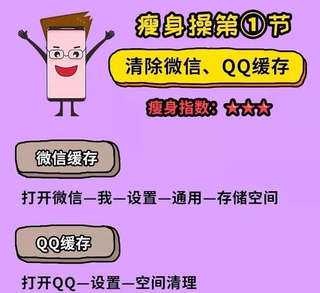 手机内存不足怎么清理 快来一起为手机瘦身吧